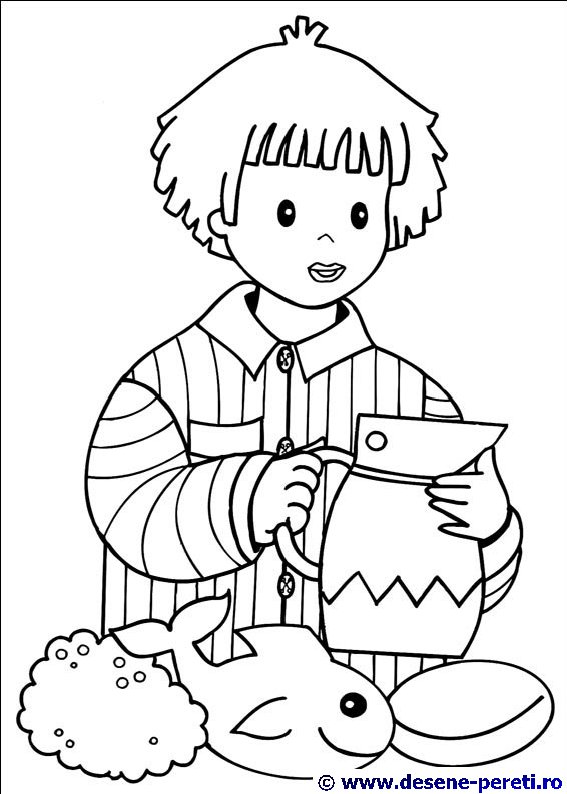 noapte buna copii desene colorat